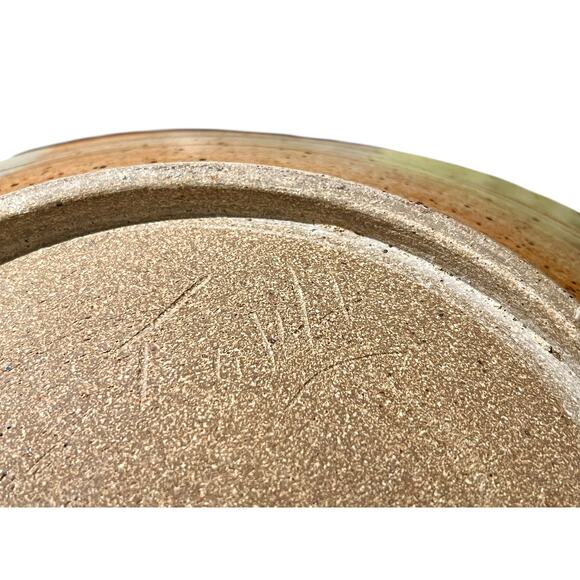 Signed North Carolina Studio Pottery Centerpiece Bowl-16''-Coastal Glaze-Large - Picture 6 of 8